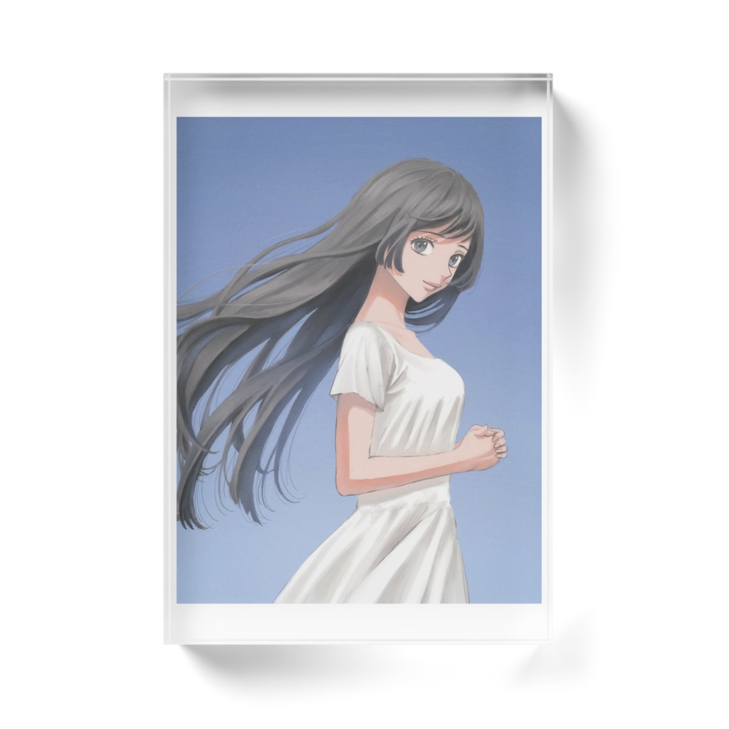 「風」アクリルブロック