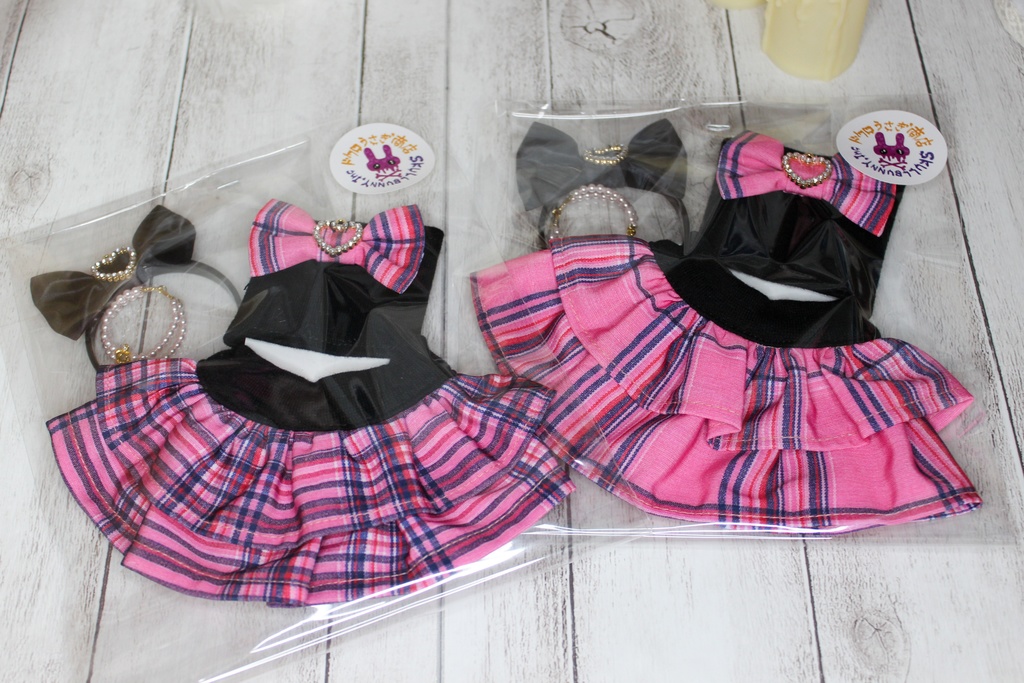 🎀平成の姫ギャセット🎀ピンクチェック