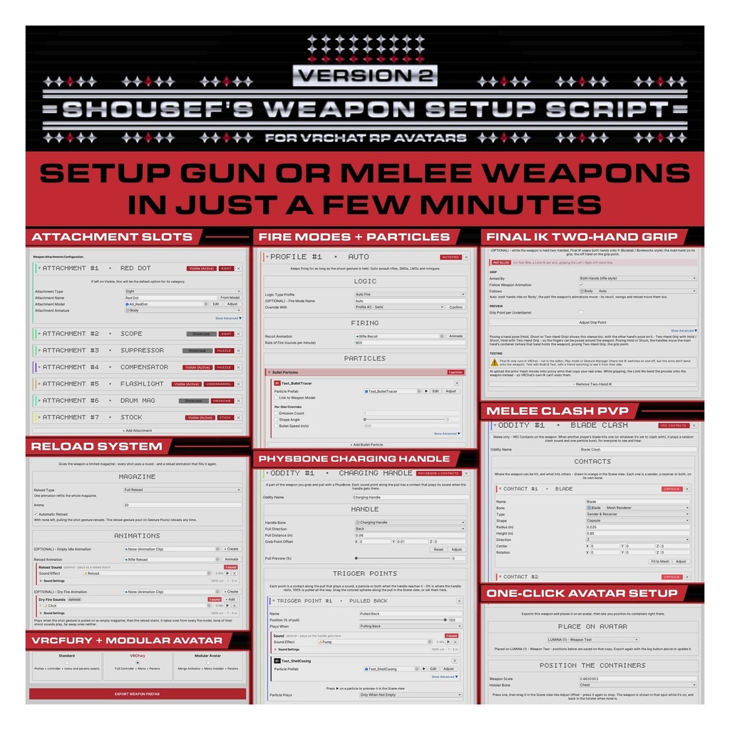 Shousef's Weapon Setup Script