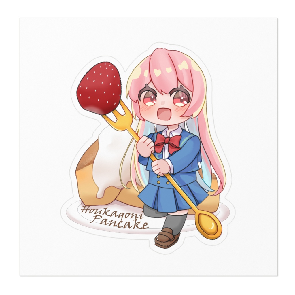 パンケーキミニキャラステッカー