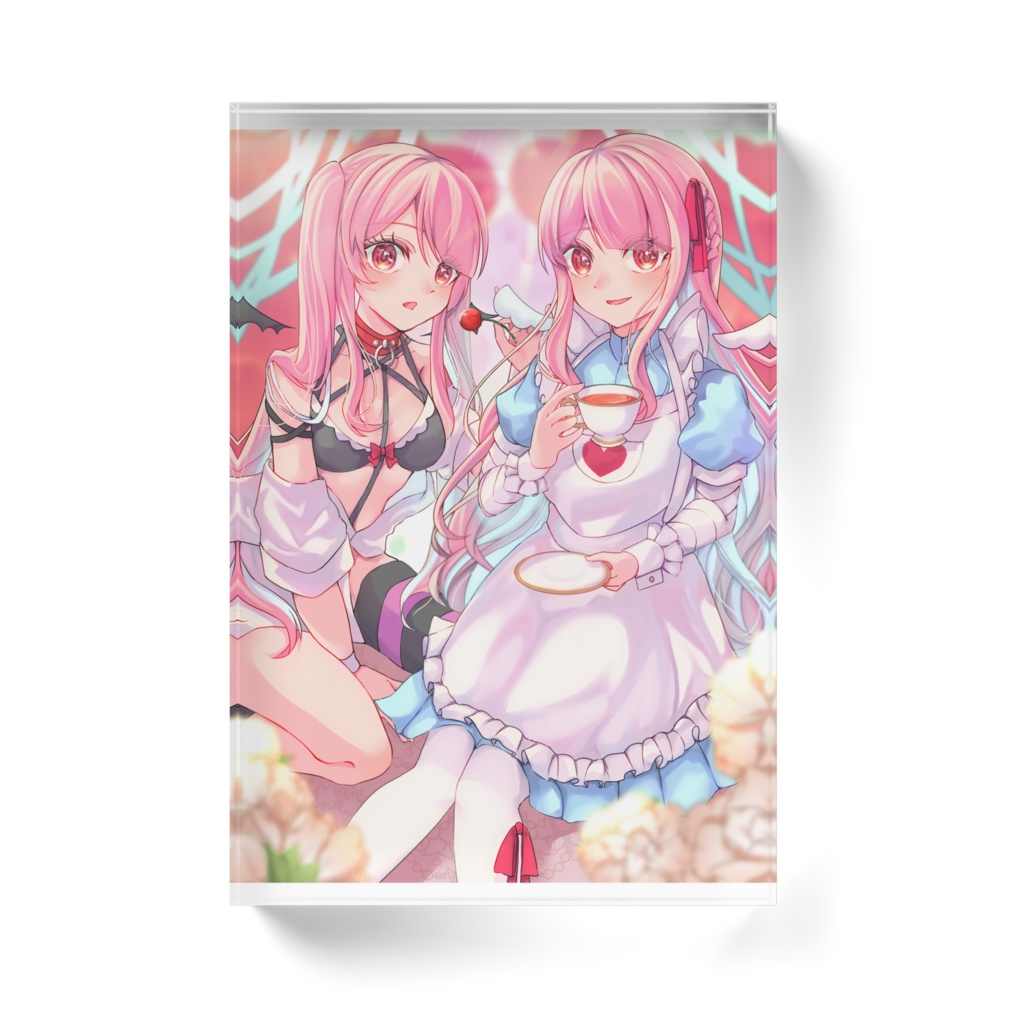 【立花六花誕生日グッズ】誕生日イラストアクリルブロック