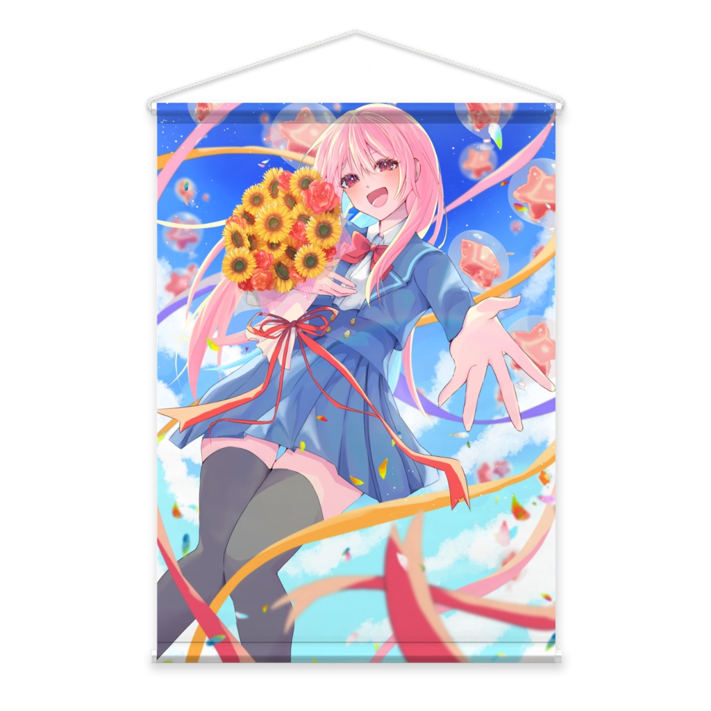 立花六花誕生日2024イラストタペストリー
