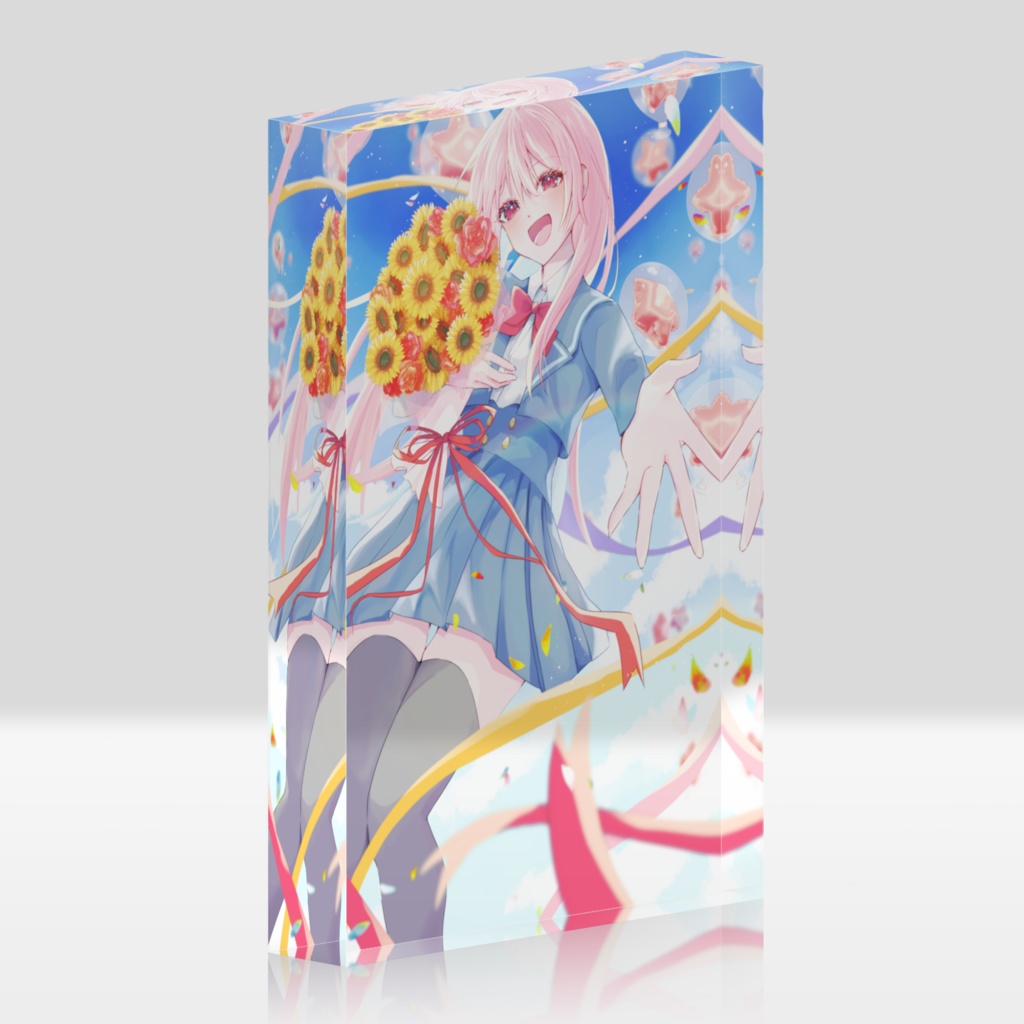 立花六花誕生日2024イラストアクリルブロック