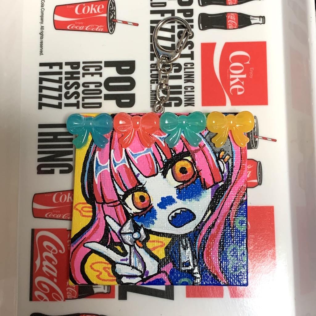 キャンバスキーホルダー