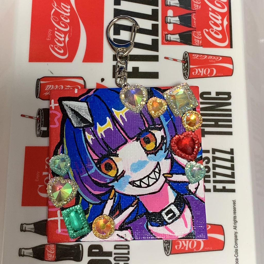 キャンバスキーホルダー