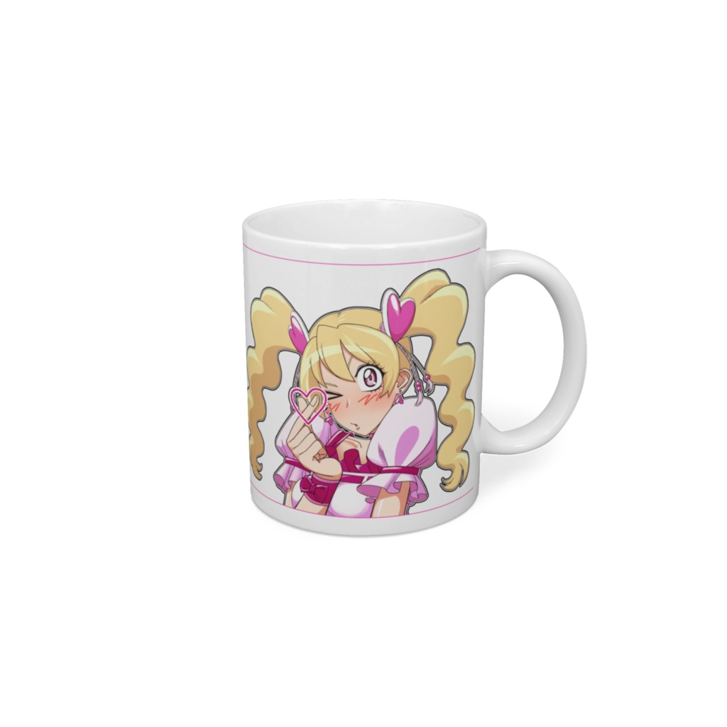キュアピーチのマグカップ