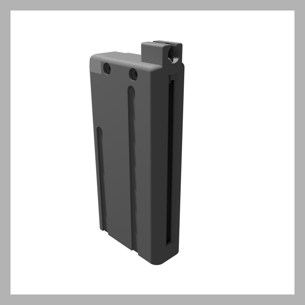 AGM M1カービン用 14連ショートマガジン 3Dプリンター用STLデータ【無料公開】
