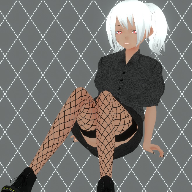 【VRoid】【VRM】3Dアバター 紗艶(さや)