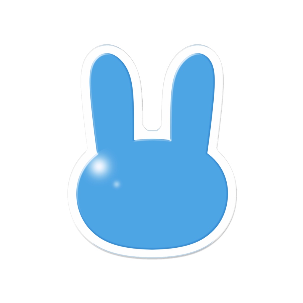 うさちゃんアクリルバッジ