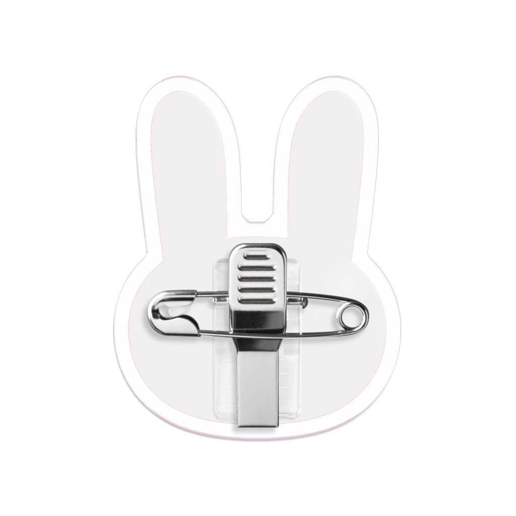 うさちゃんアクリルバッジ