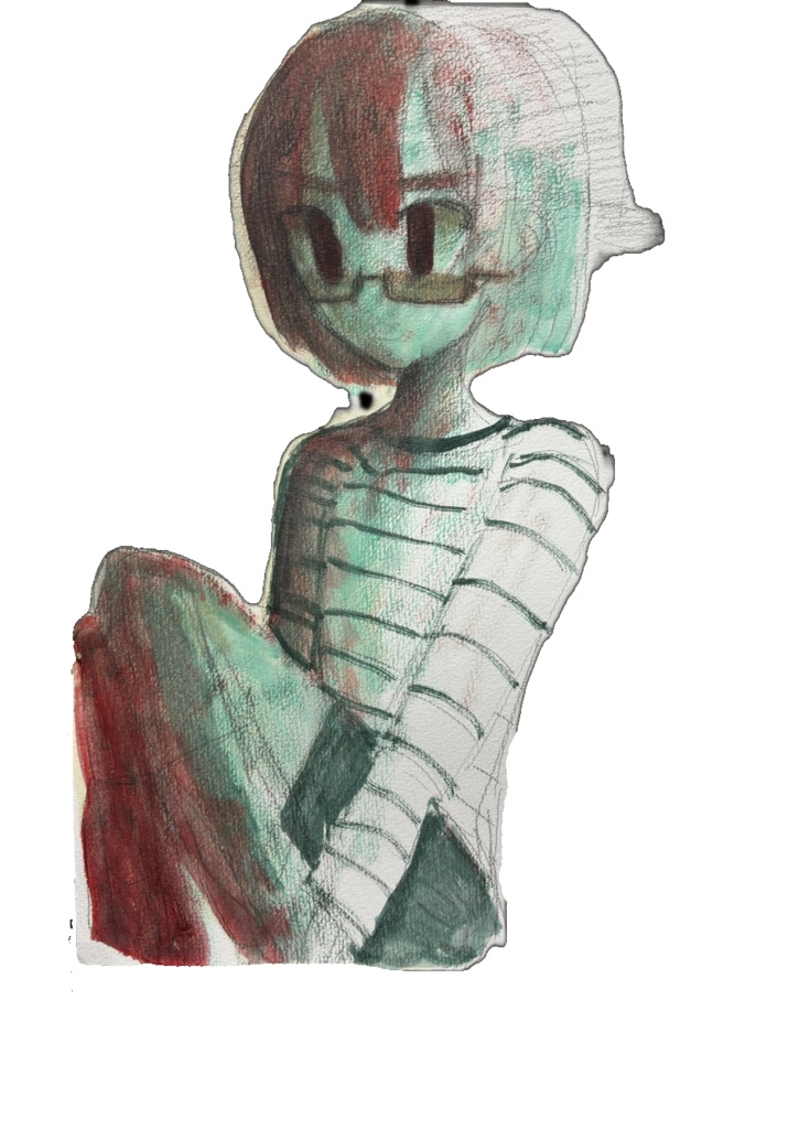 終わった?ステッカー