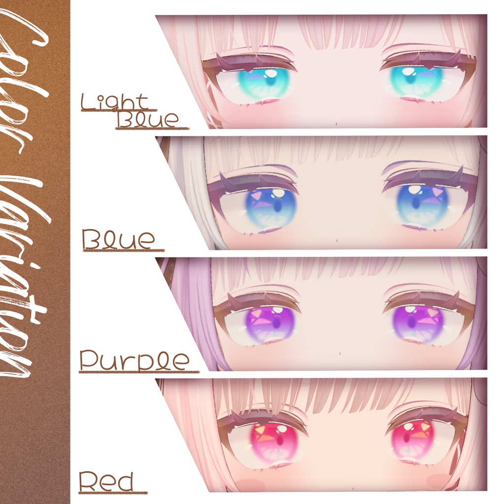 【シフォン専用アイテクスチャ】Soul eye texture + Make up texture