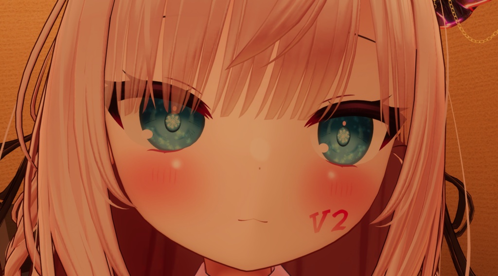 アイス・クリスタリア　「うさみみ委員長の伊兎卯さん」用アイテクスチャ＆メイク