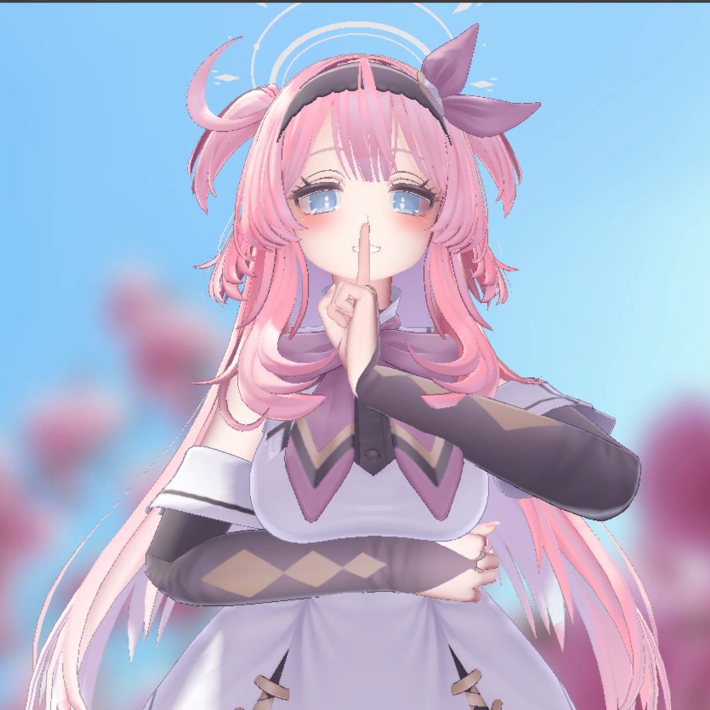 【複数アバター用テクスチャ】あおぞらハート