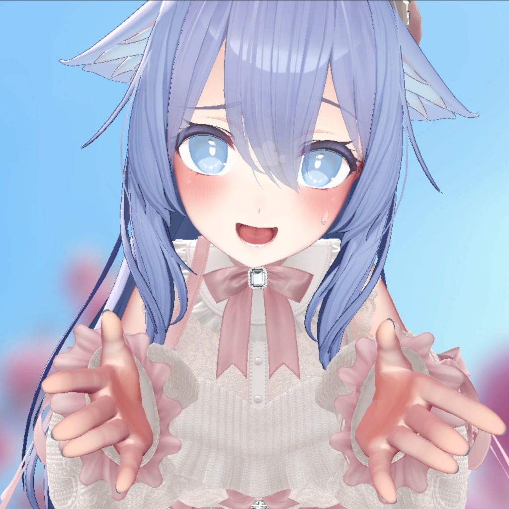 【複数アバター用テクスチャ】あおぞらハート