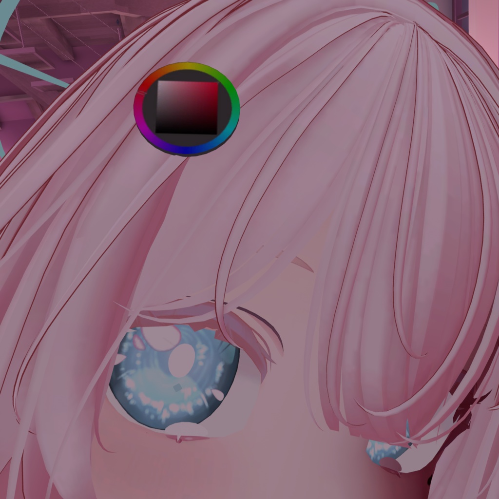 カラーサークルヘアピン