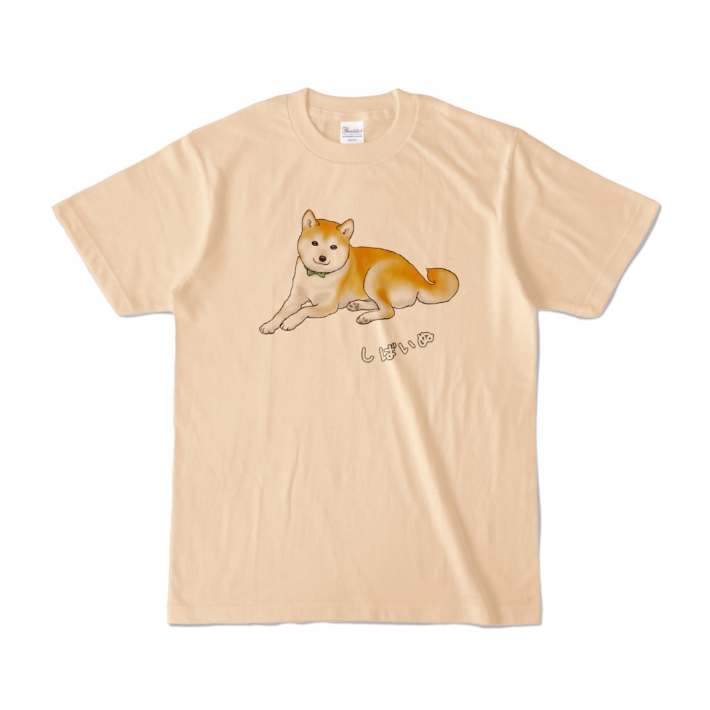 のどかな柴犬 カラーTシャツ / Shiba Inu Colored T-Shirt
