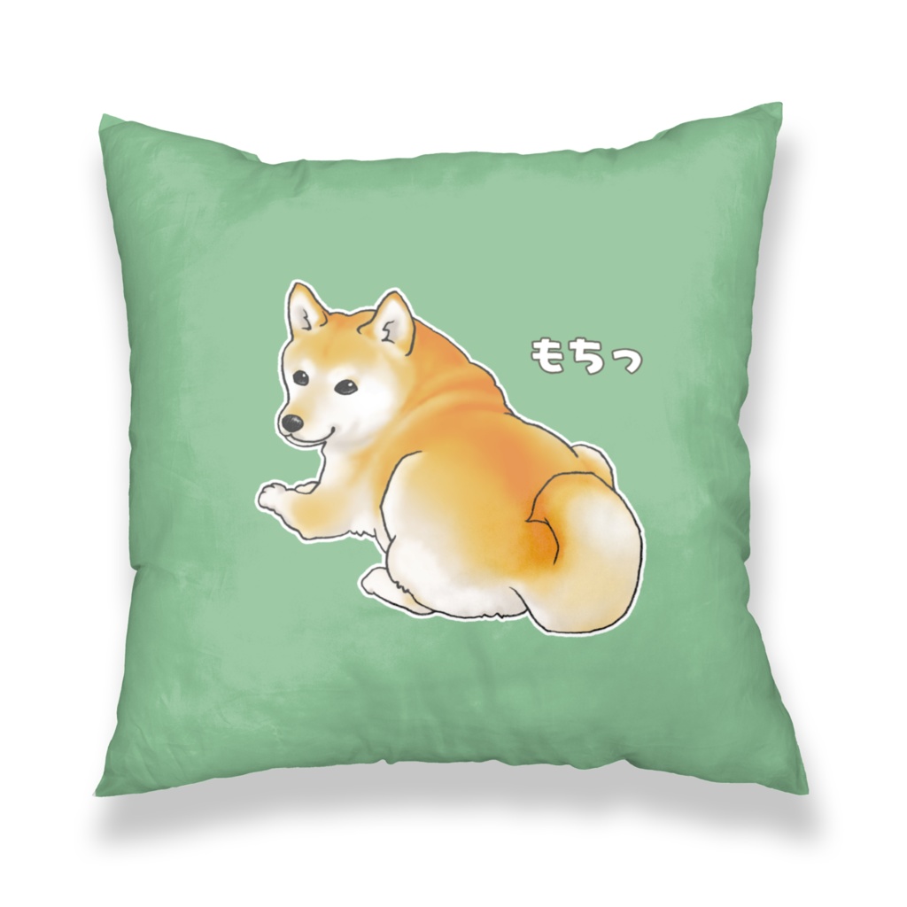 気ままに伸びをする柴犬 クッションカバー / Shiba Inu Cushion Cover