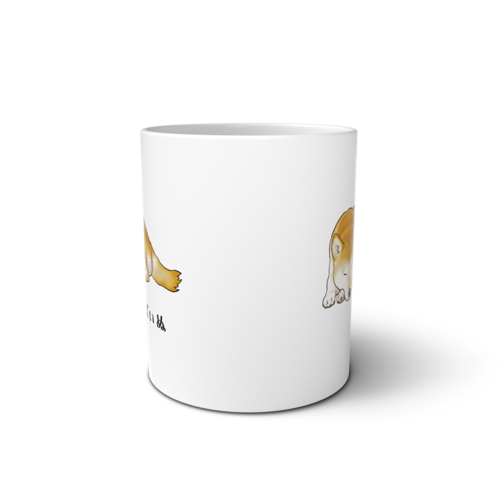 うとうとしている柴犬 マグカップ / Shiba Inu Mug