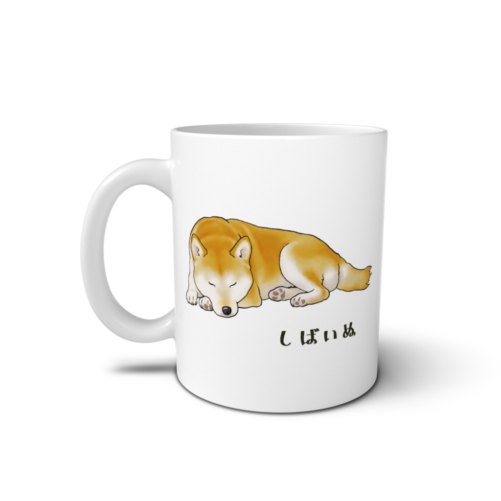 うとうとしている柴犬 マグカップ / Shiba Inu Mug