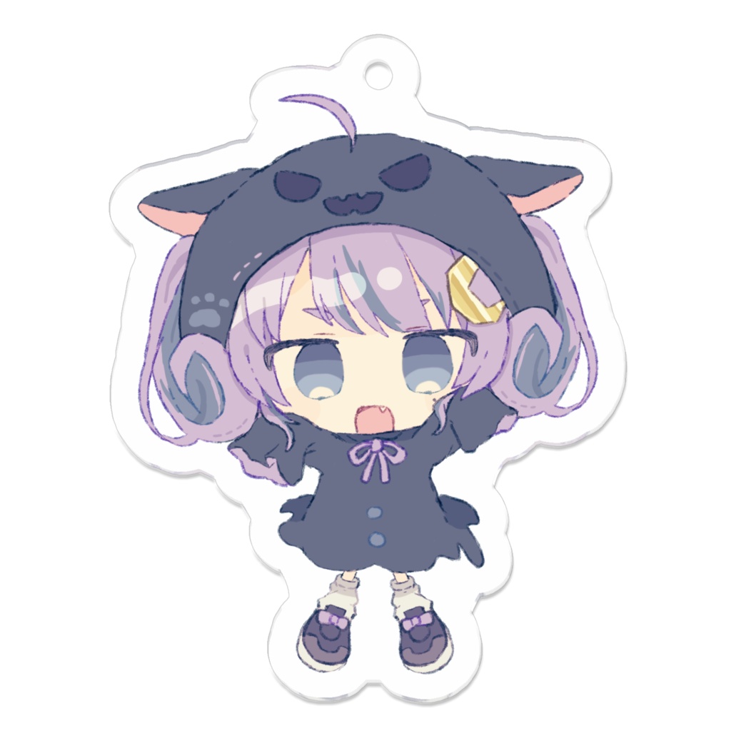 おばけ羊アクキーくろ