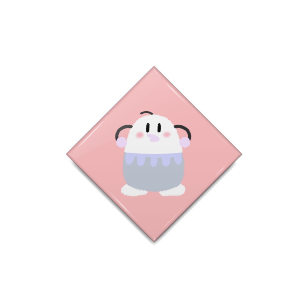 【缶バッジ】ひし形のキモっち