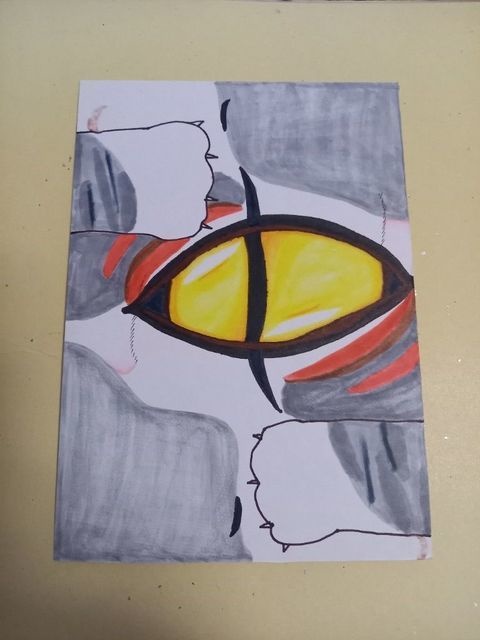 化け猫（原画）【一点もの】