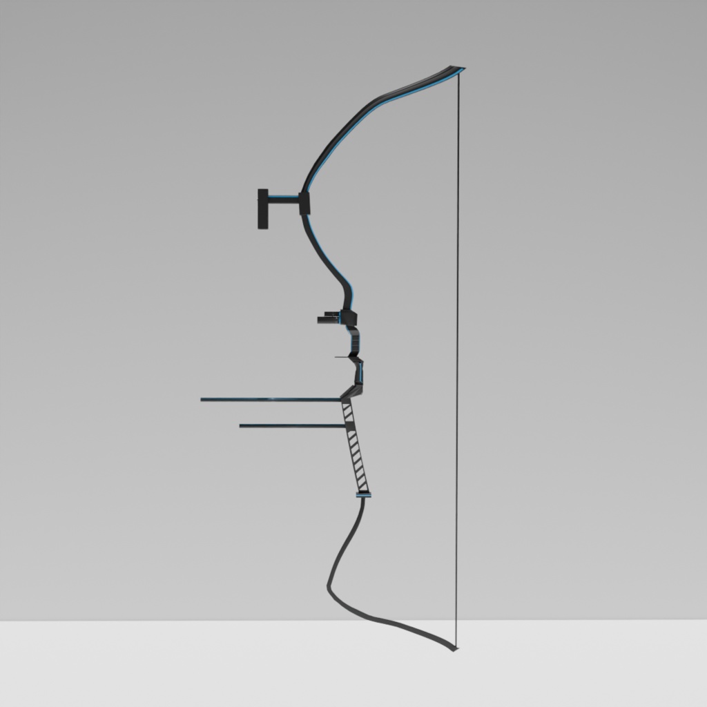 【3Dモデル】近未来風弓