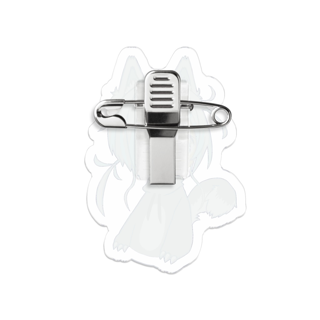 オオカミパーカー ヴェル(アクリルバッジ)