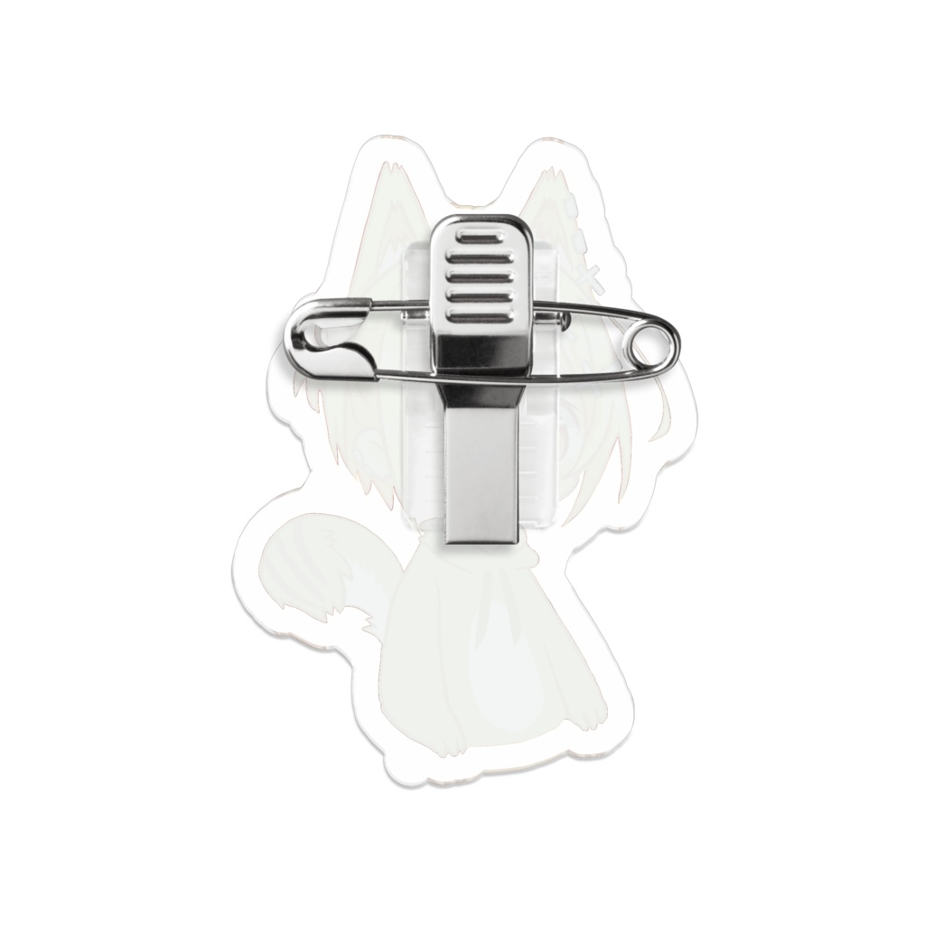 しゃる。リスパーカー (アクリルバッジ)