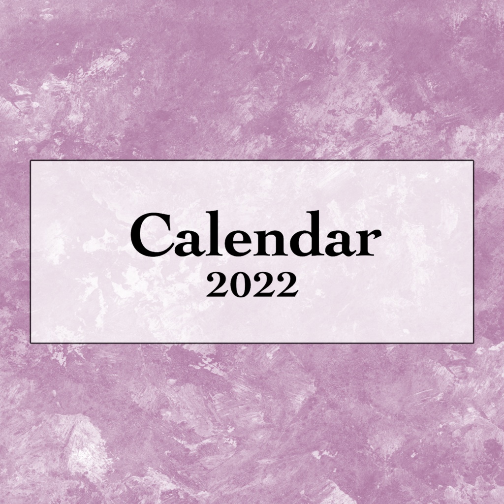 【SALE】Calendar 2022