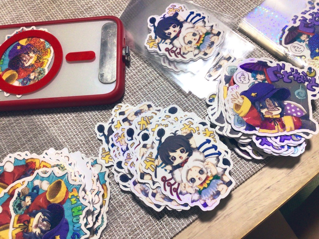 🏠耐気候ステッカー【青娥芳香ぬえチミ】