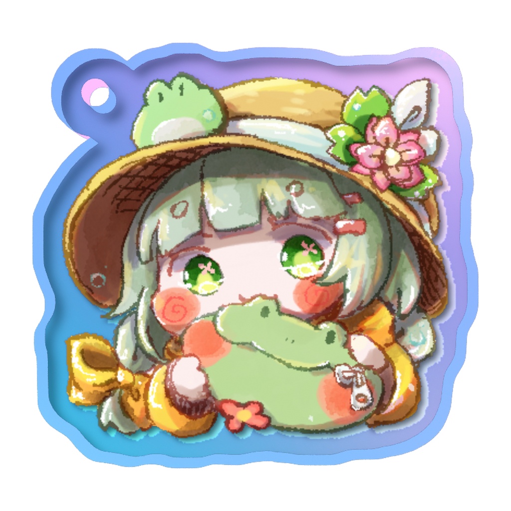 【トリッカル】ウィのめじるしチャーム【オーロラ素材】