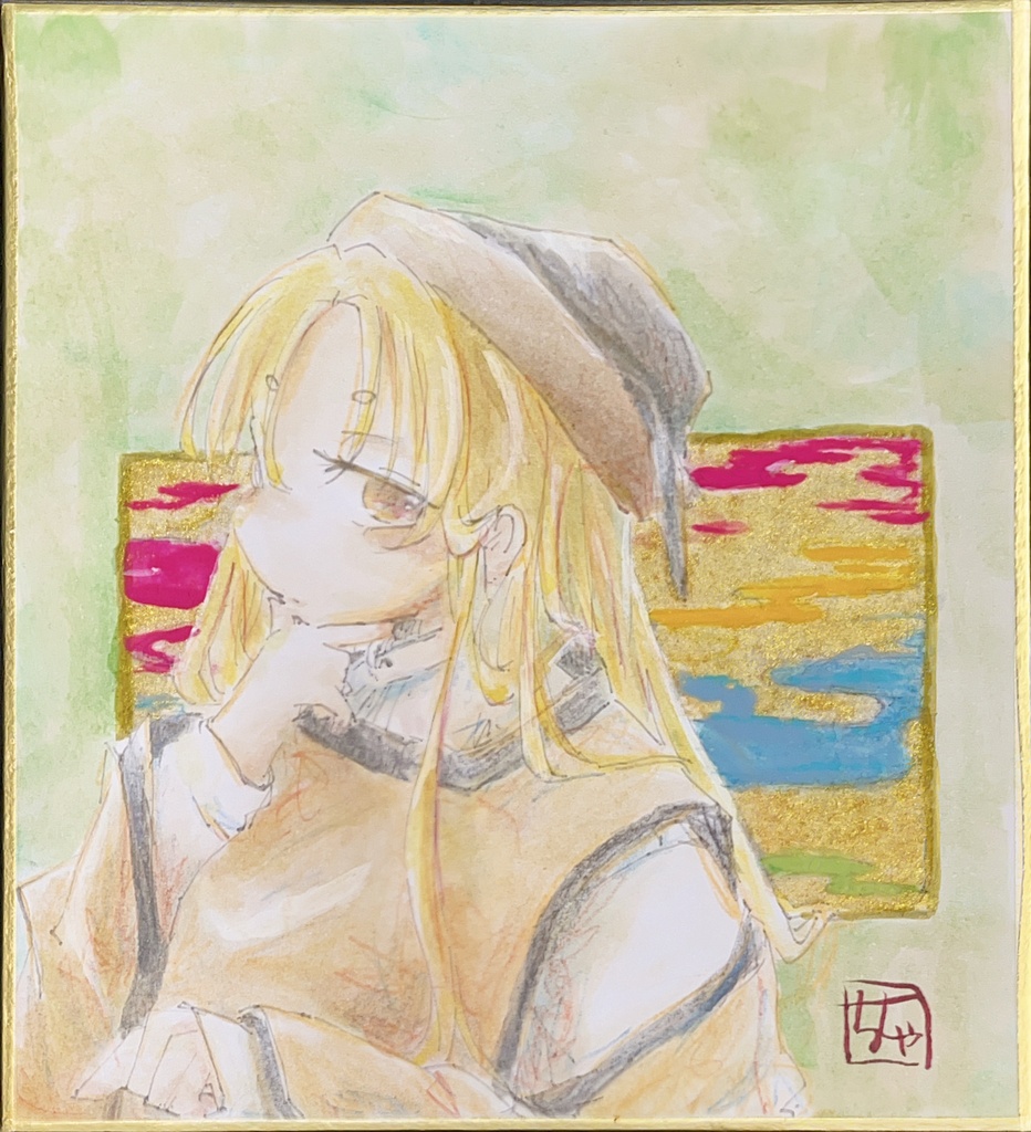 ミニ色紙【布都、屠自古、隠岐奈】