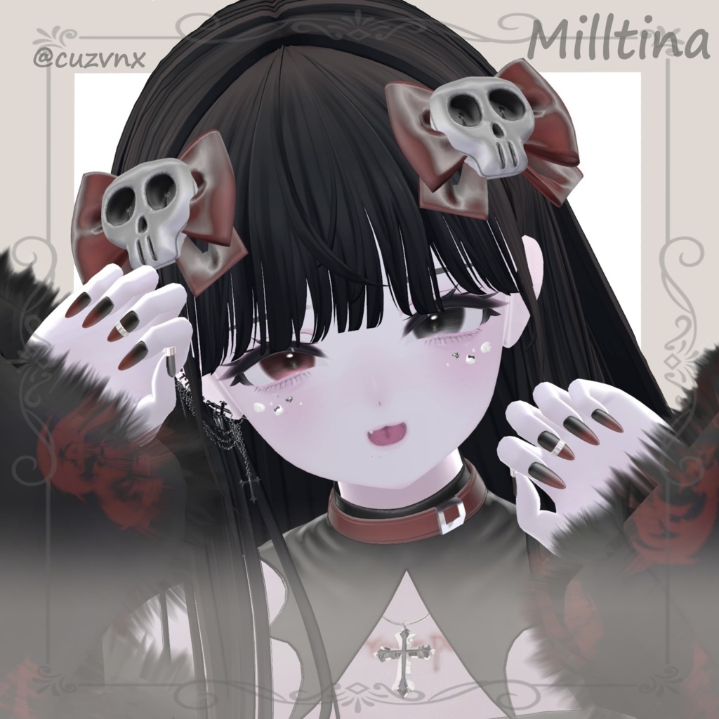 11アバター対応『Gem Line Nail』