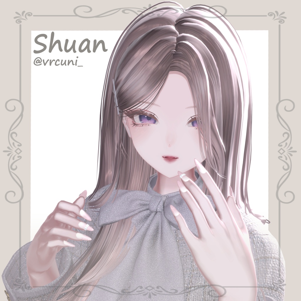 16アバター対応『Gem Line Nail』