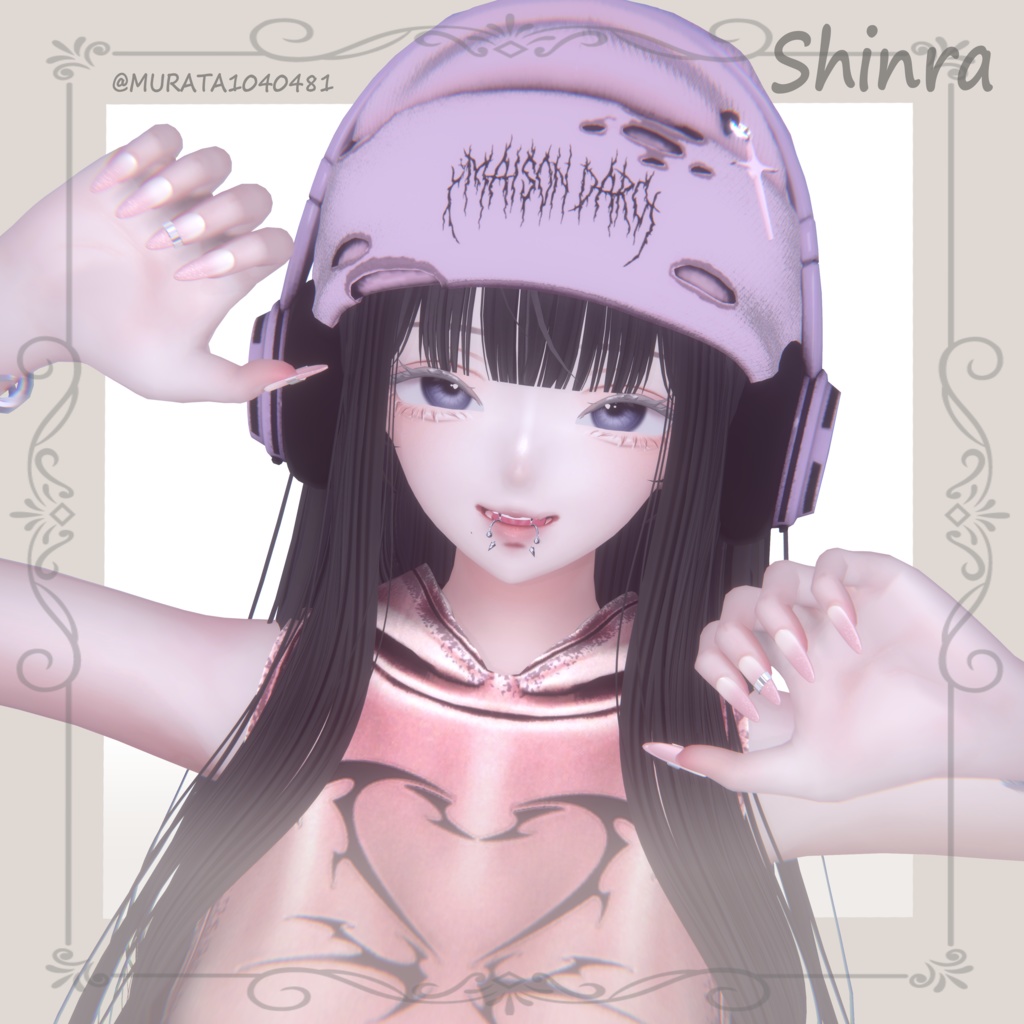 11アバター対応『Gem Line Nail』