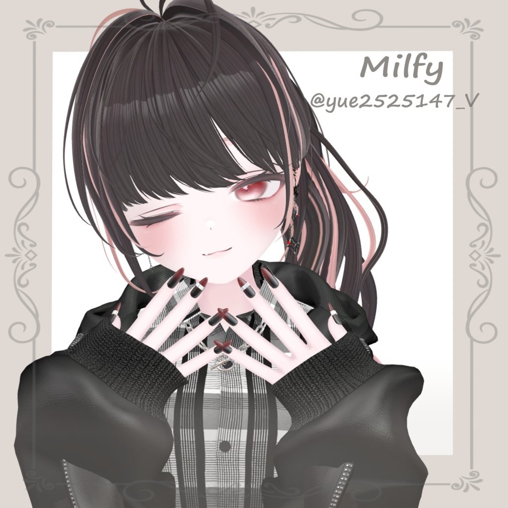 16アバター対応『Gem Line Nail』