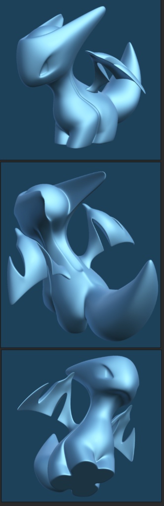 【3Dmodeel】ミニドラゴン