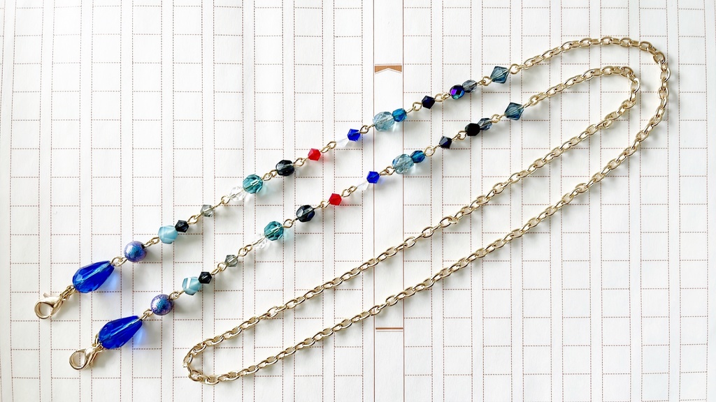 文豪とアルケミスト　坂口安吾イメージマスクストラップ（メガネストラップ変更可）