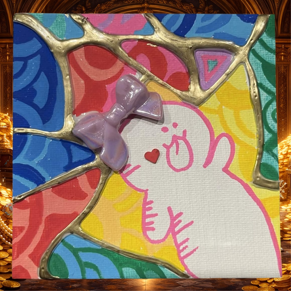 もちヒューマンちゃん（リボン付き）