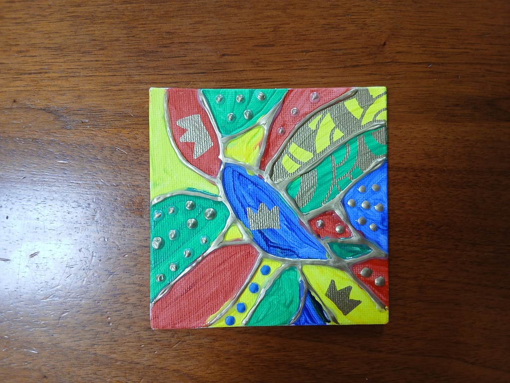 ステンドグラス風～王冠～