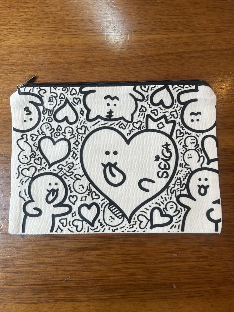セイ画ポーチ 全面プリント