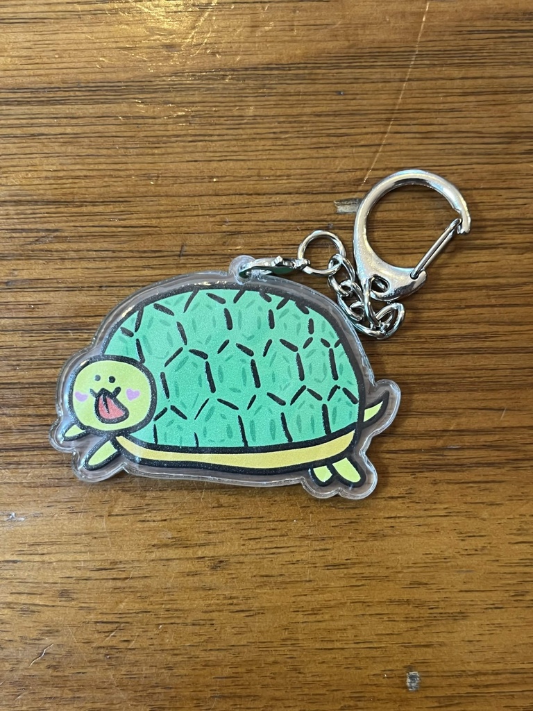 アクキー「セイ画 カメのピザちゃん」