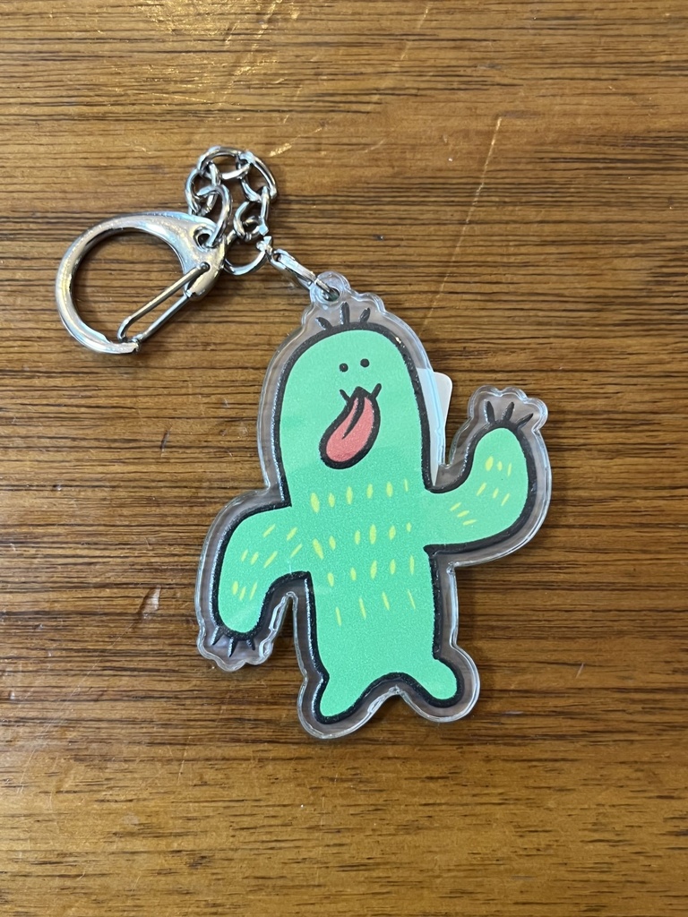 アクキー「セイ画 さぼてんちゃん」
