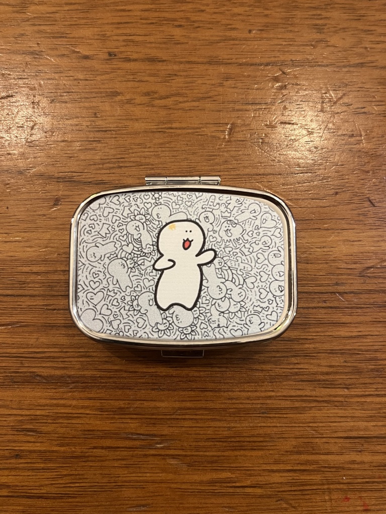 ピルケース(鏡付き)　王冠マーク