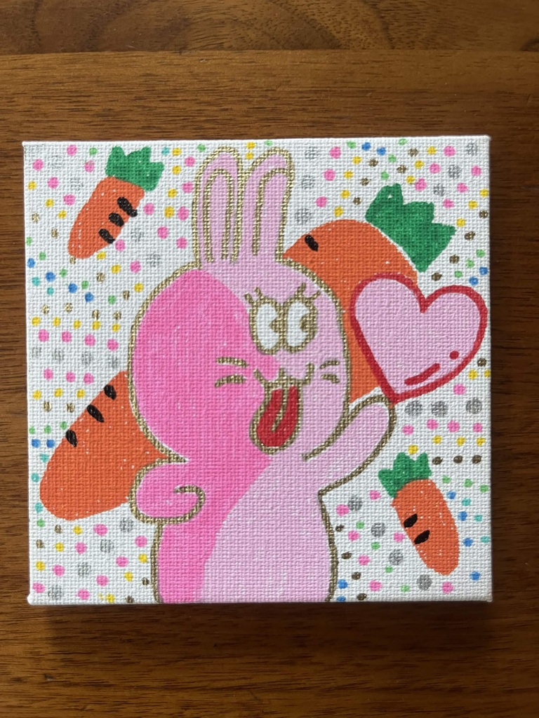ニンジン発見もちうさぎ！