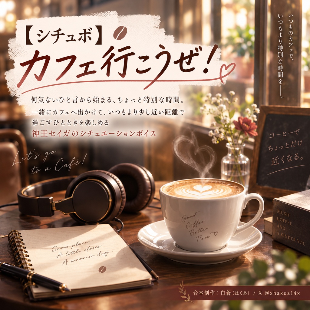 【シチュボ】カフェ行こうぜ！