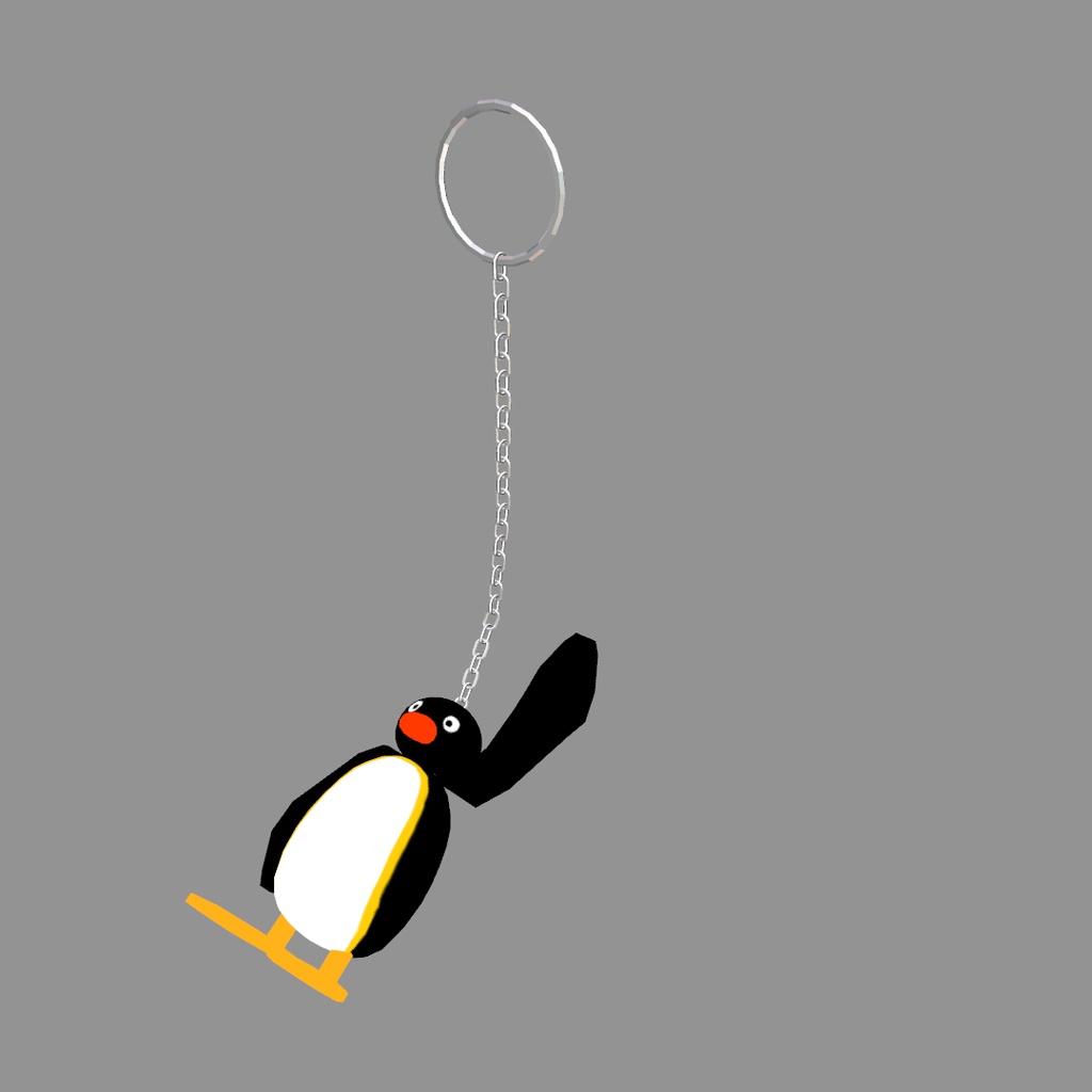 Pingu keyring