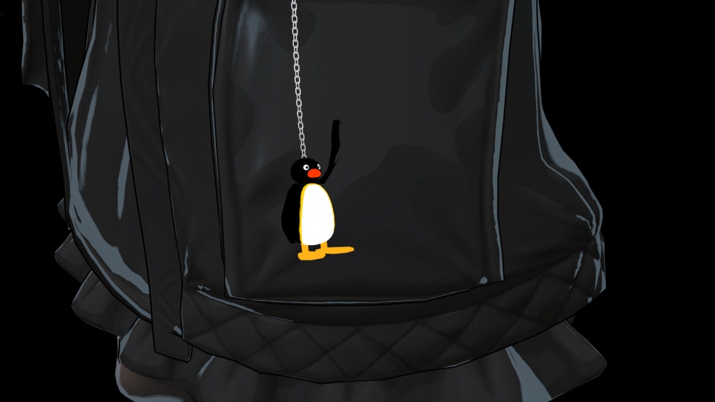 Pingu keyring